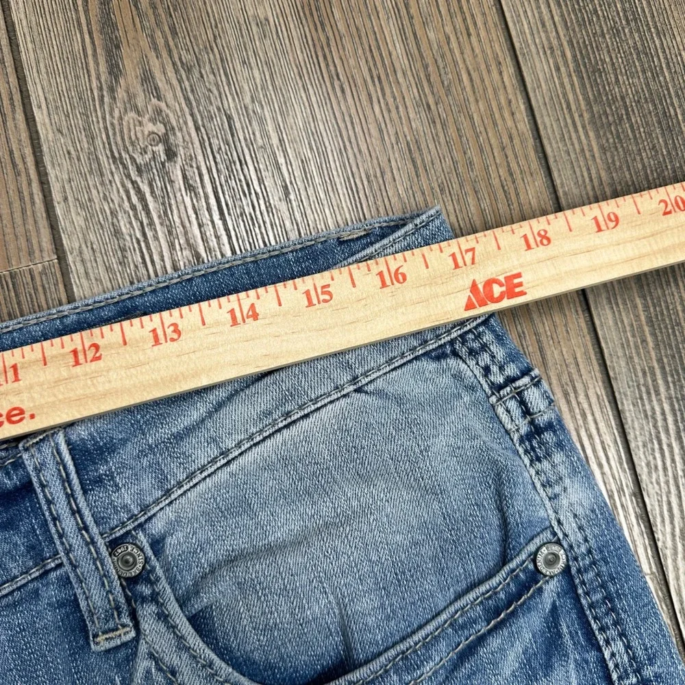 BKE Mason Regular Fit Tapered Jeans Mens 33L 33x34 NWT Stretch Low Rise Denim
